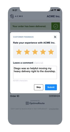 Customer Feedback