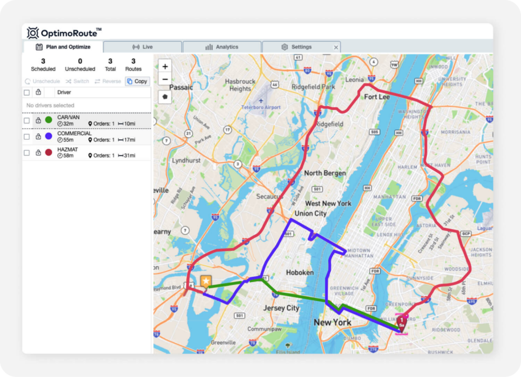 Commercial Routing