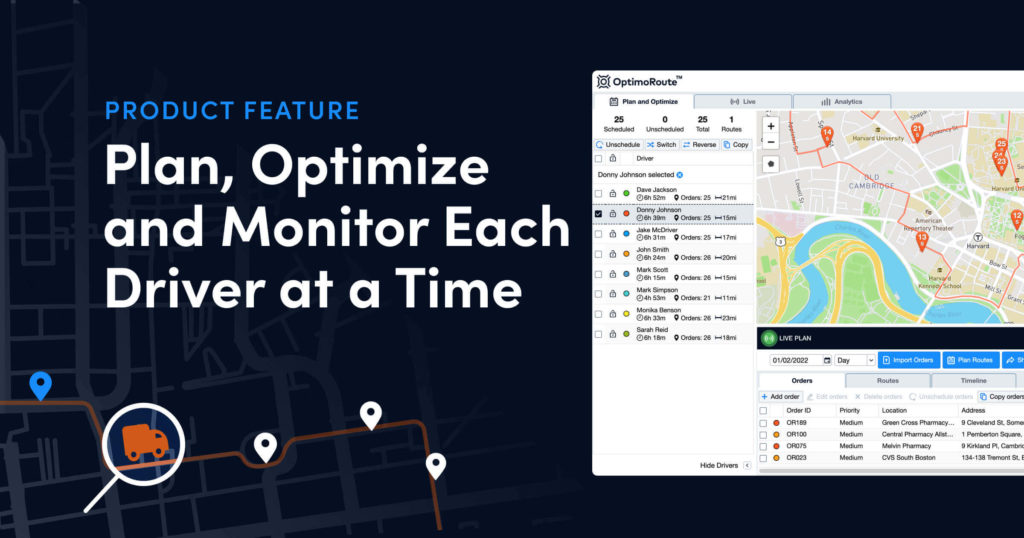 Plan, Optimize And Monitor Each Driver At A Timejpg