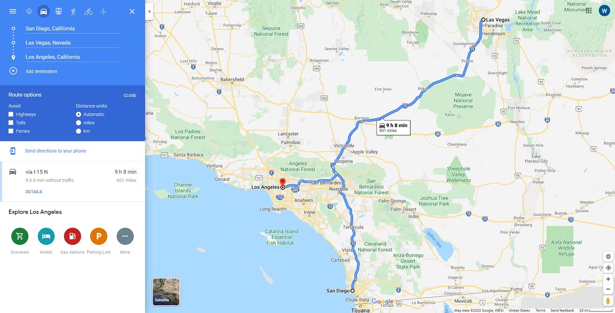 Google Maps Mapping Multiple Routes 