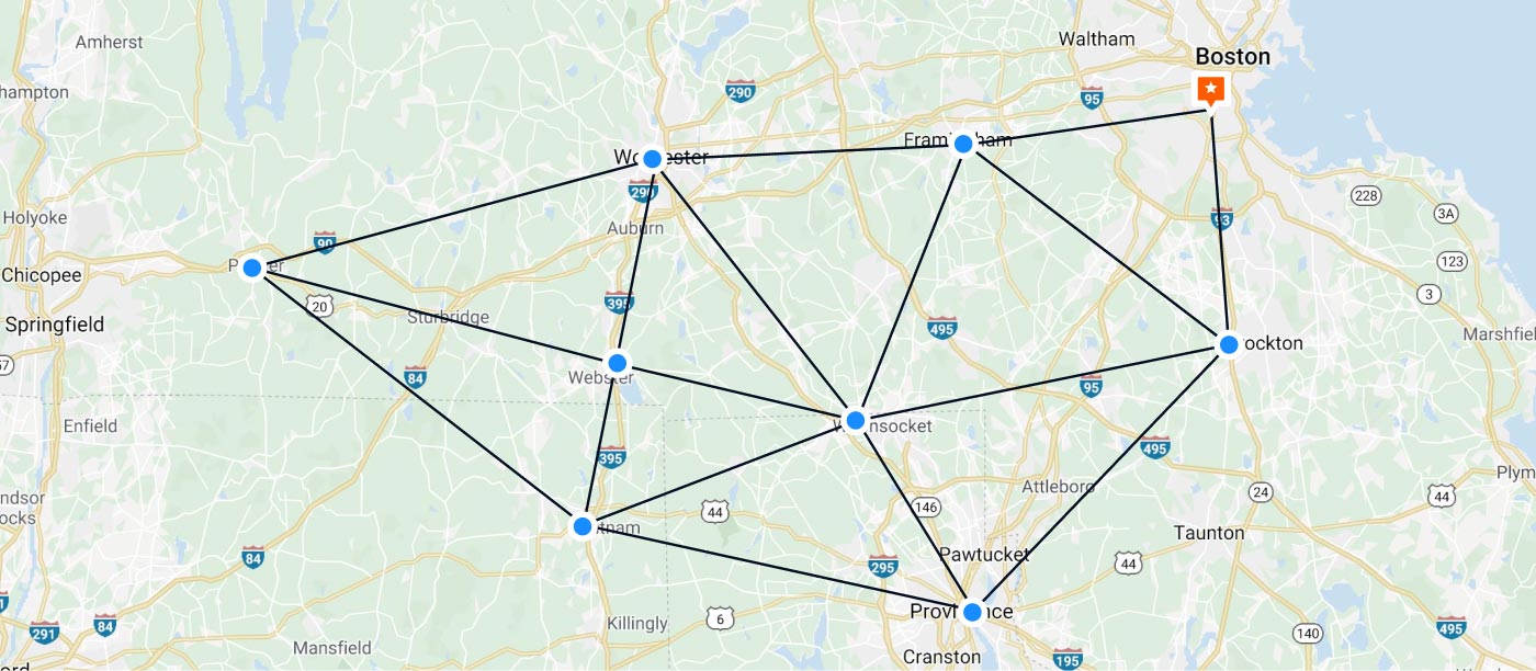 travelling salesman problem online