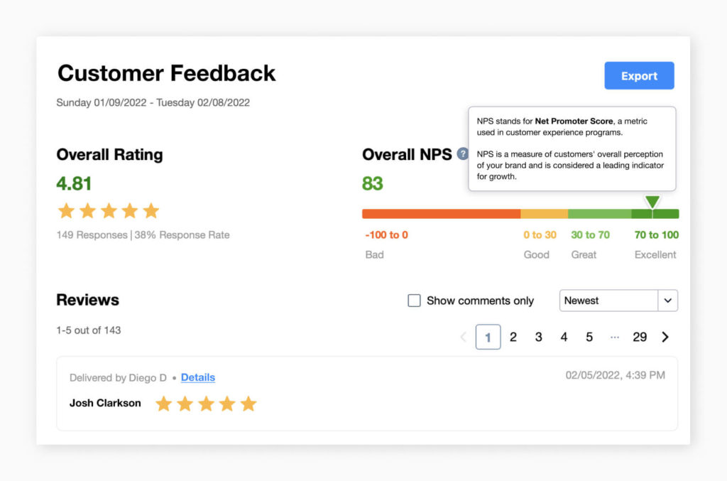 Get Real-time Customer Feedback 